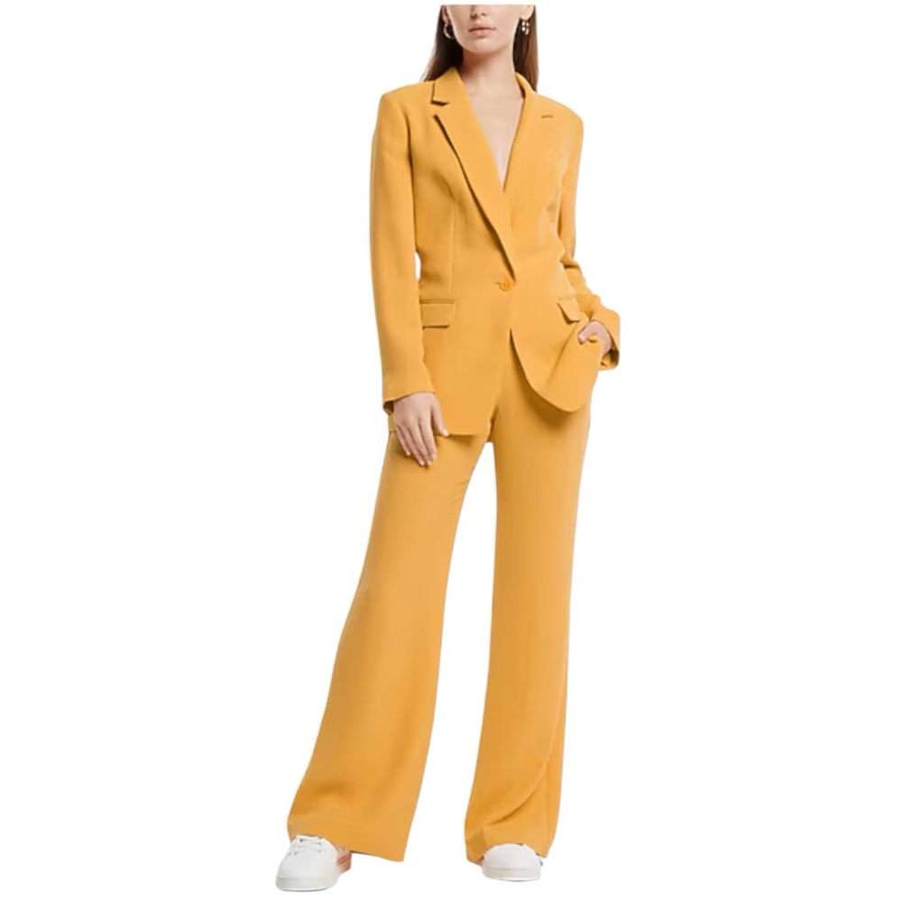 Express Women's Yellow Bomber Jacket